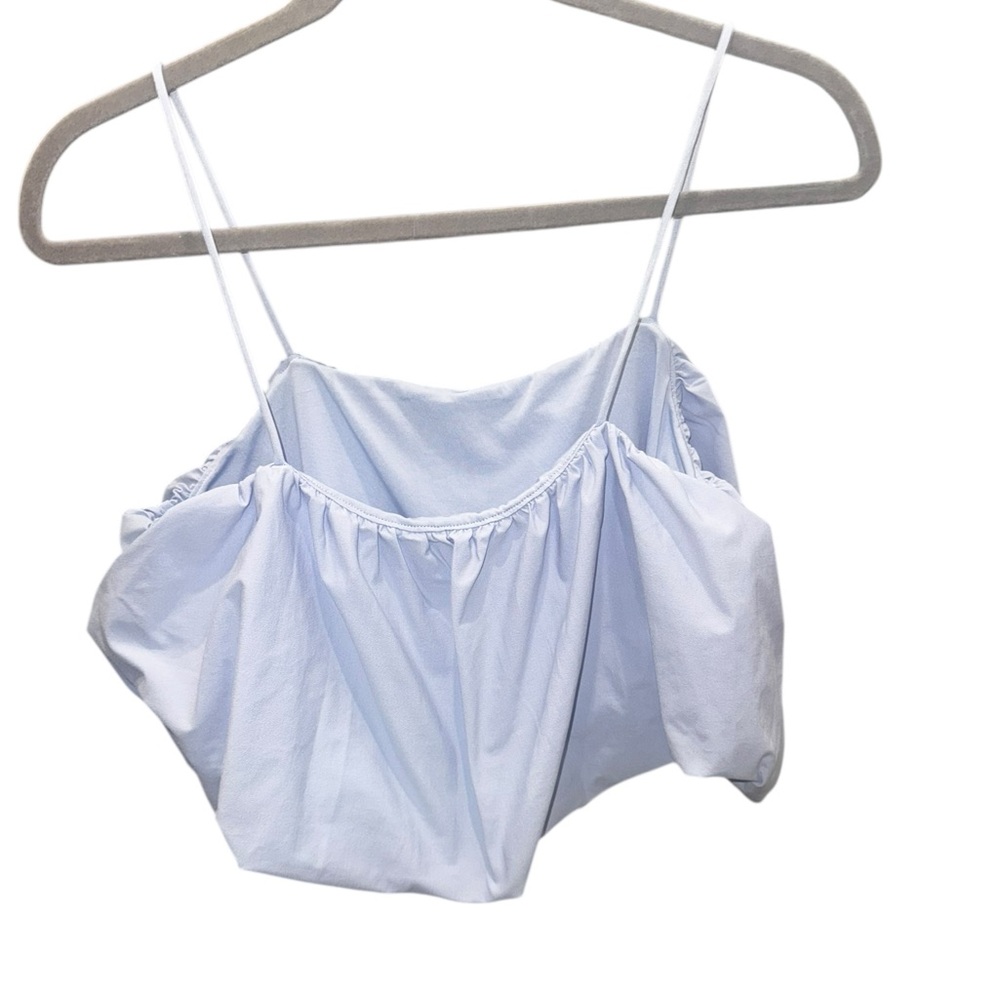 H&M Light Blue Camisole Bubble Top - Picture 2 of 3